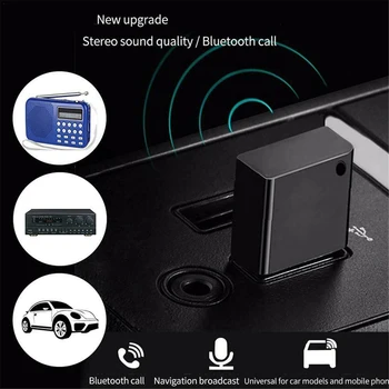 Brezžični USB Bluetooth 5.0 Sprejemnik Brezžični Računalnik Adapter Avdio Sprejemnik za Avto Radio Subwoofer Ojačevalnik Večpredstavnostnih