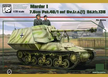 Panda Hobi 1/35 PH35006 Sdkfz135-1 7.5 cm Marder I (Alzacija)