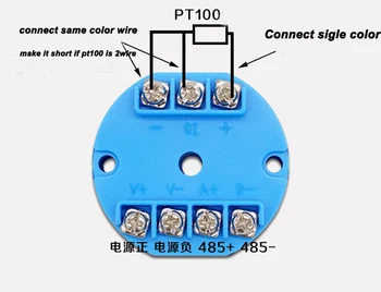 Brezplačna dostava 1PC PT100 temperaturni oddajnik RS485 Platinum RTR modul Senzorja digitalni izhod brez izolacije roundl tip +-5C