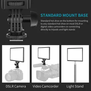 Neewer Ultra-Tanek 192 LED Video Luč Plošča z LCD Zaslonom Zatemniti Dvo-Barvni Svetlobi za Fotografiranje Portretov YouTube Video