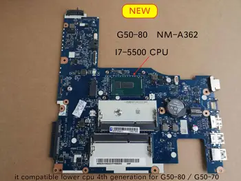 Za Lenovo G50-80 ACLU3 ACLU4 UMA NM-A362 Zvezek Motherboard mainboard