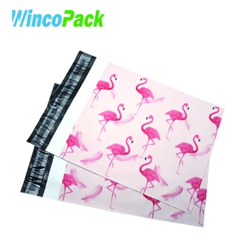 Debelo Plastično Kurirja Poštni Flamingo Zasnovan 10x14.5inch Poli Pošiljatelji Dostava Ovojnice, Vrečke plombi