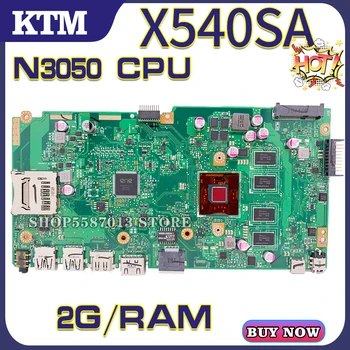 Za ASUS X540SA/X540S/F540S/X540SAA/ prenosni računalnik z matično ploščo mainboard test OK N3050/CPU 2GB/RAM