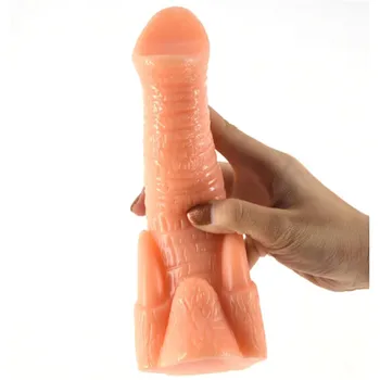 Prtljažnik Dildo Velik Mehko Analni Butt Plug za Ženske Masturbacija G Spot Vaginalne Spodbujanje Umetni Penis Realističen Dildo Živali