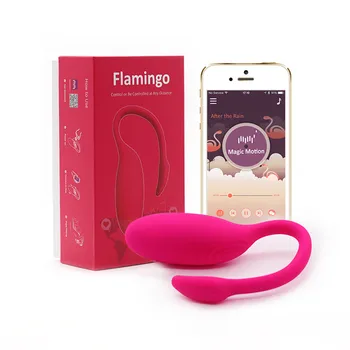 Flamingo Smart APP Bluetooth Vibrator Sex Igrača za Žensko Daljinski upravljalnik Magic Motion Klitoris Stimulator G-spot Vagina Massager