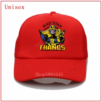 Infinity Thanos Mad Titan črni klobuki za moške baseball ženska vedro klobuki mens klobuk oblikovalec klobuk Nastavljiv pokrivalo za zaščito pred soncem klobuk