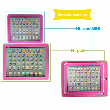 Angleški Ipad Učenje Otrok Pralni KidsToys Prenosnik Mini Dotik Dojenčka Računalnik Otrok Tablet Izobraževanja Zvezek