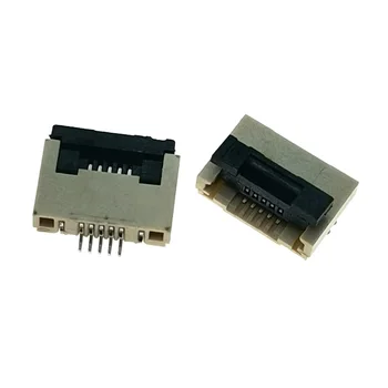 Vzorec,5Pin FPC FFC priključek za kabelsko vtičnico 5 pin 0,5 mm priključek za LCD zaslon vmesnik ,ROHS,5P flex kabel usb vtičnico