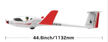 Volantex RC ASW28 ASW-28 Peruti 2540mm EPO jadralno letalo RC Jadralno Letalo letalo tw759-1 75901 PNP Različica