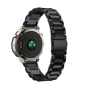 22 MM iz Nerjavečega Jekla, Trak za Garmin GPS Garmin Fenix Chronos Kovinski Watch Band Zamenjava za Samsung Prestavi S3 Classic/Obmejni