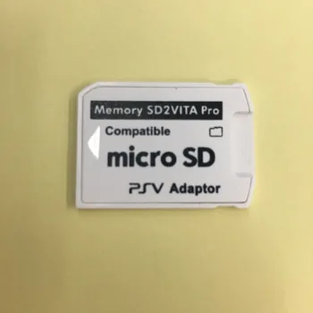 50PCS Najnovejši Različici 5.0 SD2Vita Za PS Vita Memory Card za PSVita Igra Card1000 PSV Adapter 3.60 Sistem 256GB Micro SD kartico
