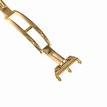 Pazi, Pribor, Sponke, ki je Primerna za Jaeger-LeCoultre Usnje Watch Trak Zložljiva Gumb Zaponko iz Nerjavečega Jekla 12 14 16 18 mm