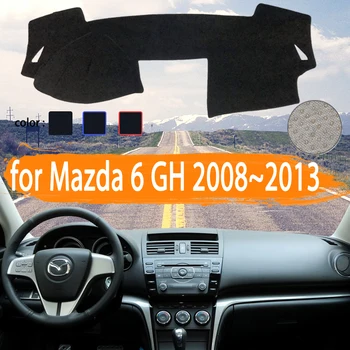 Za Mazda 6 GH 2008 2009 2010 2011 2012 2013 Avto nadzorna plošča Pokrov Dashmat Izognili svetlobe Sonca Odtenek Preprogo Avto Dodatki