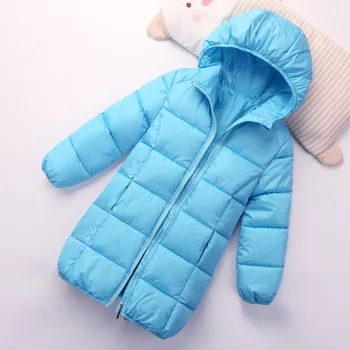 Otrok Parka Deklice, Dolge navzdol Plašč korejski Zgosti Nove Zimske Outwear