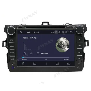 PX6 4+64GB Android 10.0 Avto Multimedijski Predvajalnik Za Toyota corolla 2007-2013 avto GPS Navi Radio navi predvajalnik, zaslon na Dotik, vodja enote