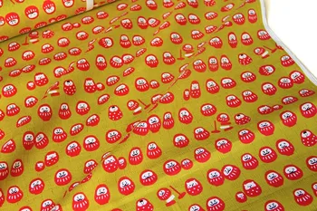 Pol-Meter Japonski DIY Mozaik Kimono Teksturirane Bombažne Tkanine, Tekstilne Quilting Tkanine, Tkanine za šivanje Roly-poly B
