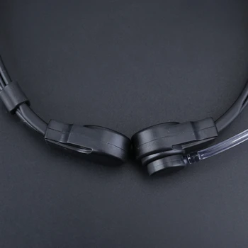 3,5 mm vtič Taktično-Grlo Mikrofon slušalke Prikrito Nastavljiv Prikrito Zraka Cev Slušalke z Grlo Mikrofon za pametne telefone