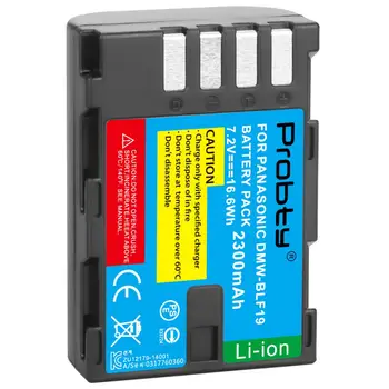 PROBTY 2PCS DMW-BLF19E BLF19 Fotoaparat Polnilna Baterija za Panasonic Lumix DMC-GH3 DMC-GH4