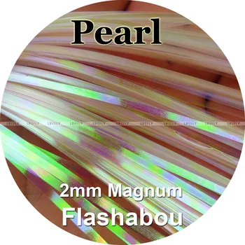 Pearl Barve, 10 Paketi Magnum Flashabou, 2 mm Holografski Tinsel, Mylar Kovinski Tinsel, Ravno Flash, Letenje Šablona Lure, Ribolov