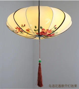Kitajski slog novi Kitajski krpo lučka Ustvarjalne ročno poslikane Luč Restavracija teahouse koridor študija sodobne starinski Lestenec