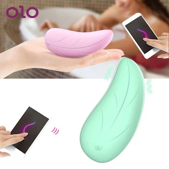 OLO Nosljivi Hlačne Vibrator APLIKACIJO Bluetooth, Brezžični Daljinski upravljalnik z vibriranjem Jajce Klitoris Vagine Stimulator Spolnih Igrač za Ženske