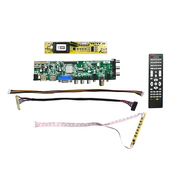 Brezplačna Dostava Z. VST.3463 DVB-C, DVB-T, DVB-T2 TV LCD Krmilnik Odbor Za 15inch CLAA150XH01 LP150X08(A3) 1024x768
