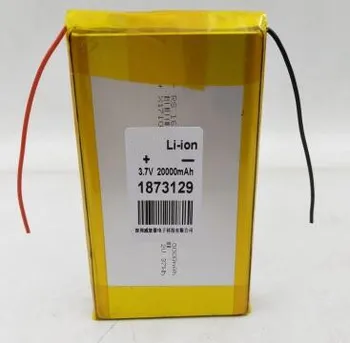 Brezplačna dostava za 3,7 v 20000mah 1873129 litij-polimer baterija za polnjenje li-ion li-po baterija power bank