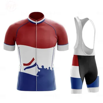 Nizozemska Poletni Kolesarski Dres Komplet Izposoja Oblačil Maillot Ropa Ciclismo Oblačila Kolo Šport bo Ustrezala Kolesarjenje MTB Triatlon