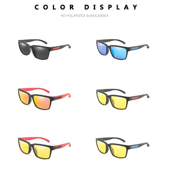 Blagovno znamko Design Moških Polarizirana sončna Očala UV400 Odtenki Klasičnih Kvadratnih Vožnjo sončna Očala Za Moške Letnik Očala Moški Oculos
