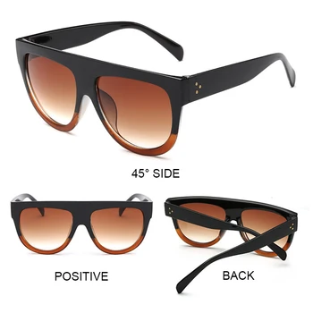 RBRARE Letnik Prevelik sončna Očala Ženske 2021 Oblikovalec blagovne Znamke sončna Očala Ženske Gradient Retro sončna Očala Gafas De Sol Mujer