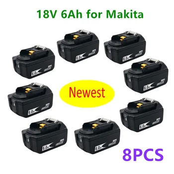 Makita li-ion baterija najnovejšo nadgradnjo BL1860 polnilna baterija 18V 6Ah litij-ionska baterija BL1840 BL1850 BL1830 BL1860B L