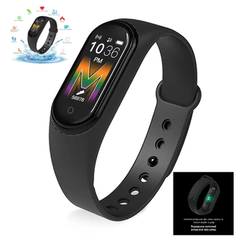 2020 Nove Bluetooth Šport Fitnes Tracker M5 Pametne Ure Srčnega utripa Klic Opomnik Moški Ženske Pametna Zapestnica watch