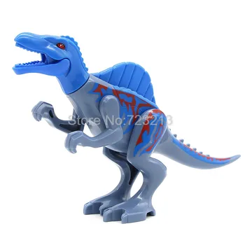8pcs/veliko Jurrassic Svetu Jurassic Dinozaver Slika Nastavite Otroci, Živali, Stavbe, Bloki Določa Model Igrače za Otroke