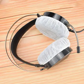 100ps/Vrečko za Enkratno uporabo Slušalke Kritje Umetnih, sintetičnih vlaken, Earmuff Blazine 10-12 CM Slušalke