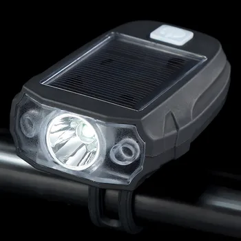 Nepremočljiva Kolo Kolo Sončne LED Luči Spredaj USB za Polnjenje Lučka Lučka za Kolo Dodatki za vroče