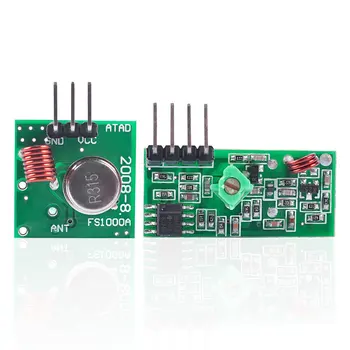 XY-MK-5V / XY-FST 315Mhz Rf Oddajnik in Sprejemnik Modul za Povezavo Komplet za Arduino/Arm/McU/Raspberry pi/Wireless DIY(6-pack-gnome)