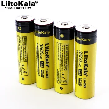 10-100 KOZARCEV LiitoKala Lii-35S Novo 18650 baterijo 3,7 V 3500mAh polnilna litijeva baterija za LED svetilka+DIY obrnjenega