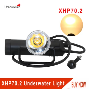 XHP70.2 LED Potapljaška Svetilka 4000ml Nepremočljiva Podvodni Video Lučka 28w Močan Posode Split Vrsto, Potapljanje Scuba Potapljaško Svetilko