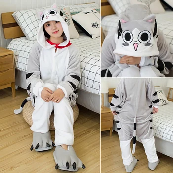 Pozimi Totoro Pižamo Kigurumi Samorog Živali Sleepwear Panda Onesies Ženske, Moške Spolne Odraslih Flanela Spavaćica Doma Oblačila, Ki Določa