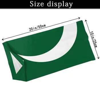Pakistan Zastavo Obraz Šal Z 2 Kos Filter Večnamenski Headscarf glavo jahanje masko