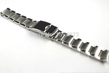 19 mm T095417A Watchband Watch Deli moški strip Trdna zapestnica iz Nerjavečega jekla, Zložljiv Sponke trak Za T095