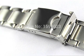 19 mm T095417A Watchband Watch Deli moški strip Trdna zapestnica iz Nerjavečega jekla, Zložljiv Sponke trak Za T095
