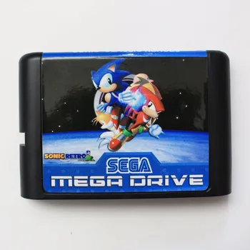 Sonic Klasičnih Junakov 16 bit MD Igra Kartice Za Sega Mega Drive Za Genesis
