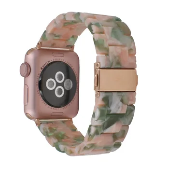 Smole Trak za Apple Watch 6 SE 5 4 Band 44 mm 40 mm 38 mm 42mm Lahke Ženske, Modno Zapestnico za iWatch Series 3 2 Wristbelt