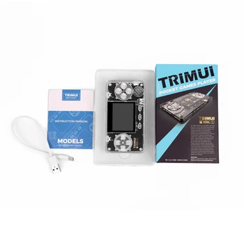 TRIMUI - Ultra Majhnih retro ročni IPS zaslon pregleden Kovinsko Lupino, video predvajalnik, prenosni retro ročni