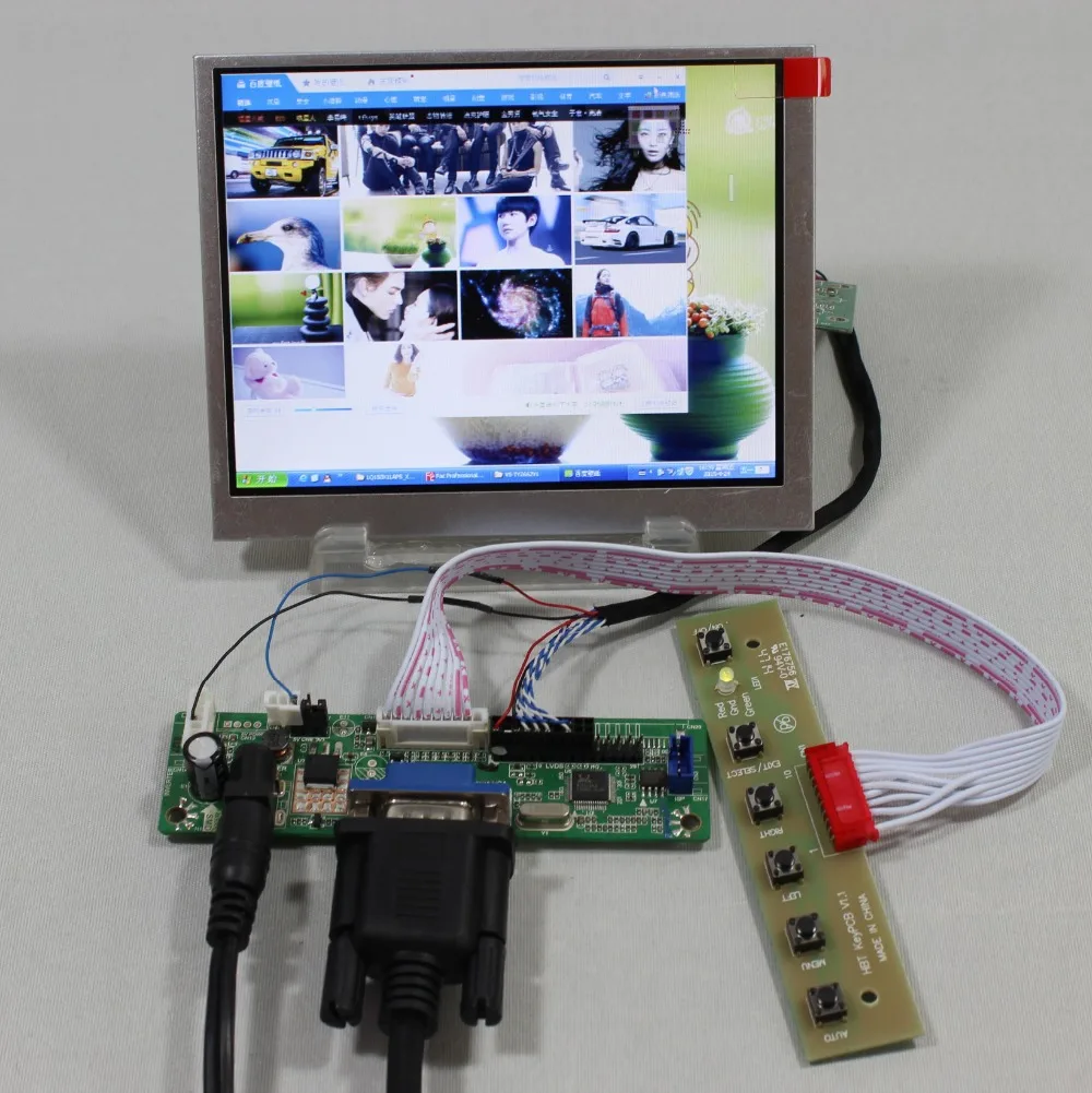 VGA LCD Krmilnik Odbor RT2270C.3-A+LVDS Tcon+5.6 palčni AT056TN53 V1 640 x 480 slikovnih pik lcd zaslona model lcd za Raspberry Pi