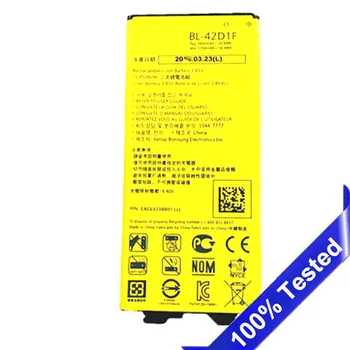 10pcs baterija Za LG G5 H850 H840 VS987 H820 F700L F700S F700k H831 LS992 H830 US992 bl42d1f baterijo BL-42D1F Visoke Kakovosti