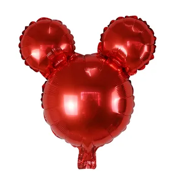 10pcs Mini Mickey Minnie Glavo Miško Aluminija Folija Baloni Zrak Globos Baby Tuš Rojstni Dekoracijo Balons Potrebščine, Igrače