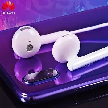 Original Huawei Nadzor Glasnosti Slušalke Žične Slušalke za Telefon Glasbeni Stereo Igra čepkov z Mikrofonom za iphone Xiaomi