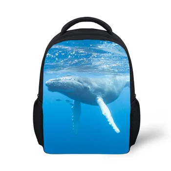 Lahka šolska torba kul kita humpback design nahrbtnik dekleta fantje knjiga vrečko otroci daypack Trpežna, lahka teža nahrbtnik, ki je Okolju prijazen